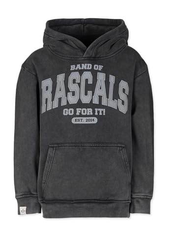 Band of Rascals Kinder Kapuzenpullover Goal aus Bio-Baumwolle, Faded-Black, Gr. 152 von Band of Rascals