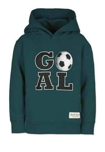 Band of Rascals Kinder Kapuzenpullover Goal aus Bio-Baumwolle, Racing-Green, Gr. 146 von Band of Rascals