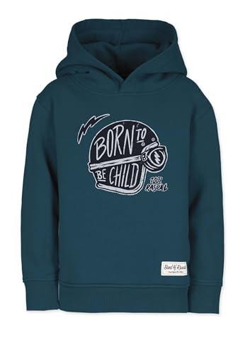 Band of Rascals Kinder Kapuzenpullover Helmet aus Bio-Baumwolle, Dark-Petrol, Gr. 98/104 von Band of Rascals