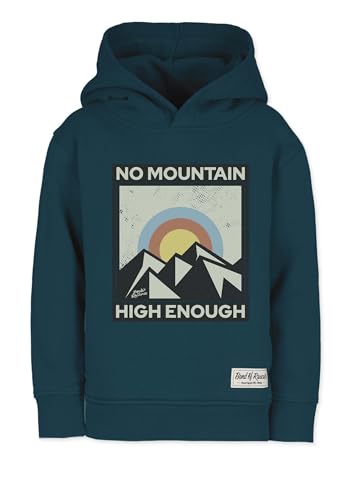 Band of Rascals Kinder Kapuzenpullover High Enough aus Bio-Baumwolle, Dark-Petrol, Gr. 152 von Band of Rascals