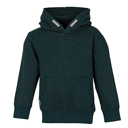 Band of Rascals Kinder Kapuzenpullover Melange aus Bio-Baumwolle, Racing-Green, Gr. 110/116 von Band of Rascals