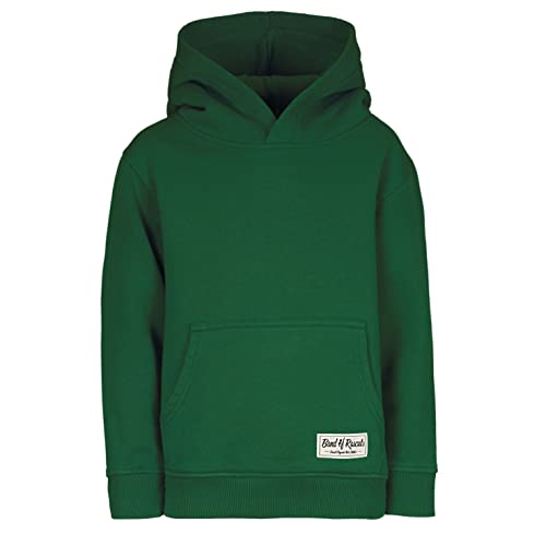 Band of Rascals Kinder Kapuzenpullover Plain aus Bio-Baumwolle, Dark-Green, Gr. 152 von Band of Rascals