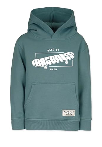 Band of Rascals Kinder Kapuzenpullover Skateboard aus Bio-Baumwolle, sage, Gr. 122/128 von Band of Rascals