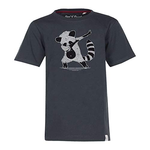 Band of Rascals Kinder Kurzarm T-Shirt Dab aus Bio-Baumwolle, Dark-Grey, Gr. 110/116 von Band of Rascals