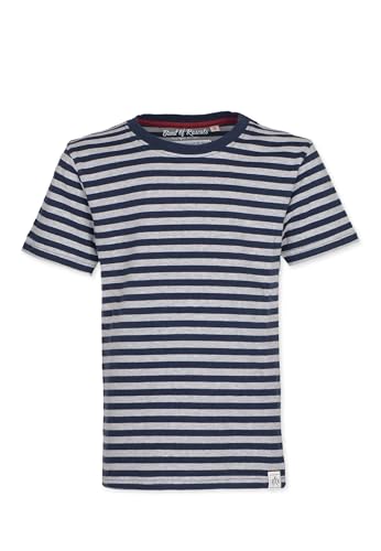 Band of Rascals Kinder Kurzarm T-Shirt Striped aus Bio-Baumwolle, Navy, Gr. 110/116 von Band of Rascals
