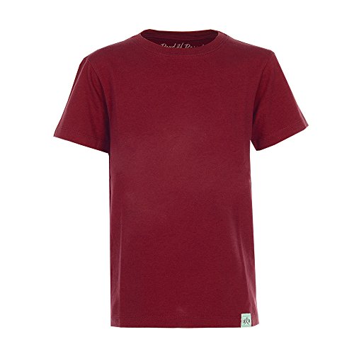 Band of Rascals Kinder Kurzarm T-Shirt Basic aus Bio-Baumwolle, Brick-red, Gr. 122/128 von Band of Rascals