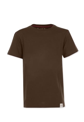 Band of Rascals Kinder Kurzarm T-Shirt Basic aus Bio-Baumwolle, Brown, Gr. 134 von Band of Rascals