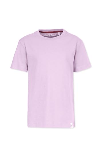 Band of Rascals Kinder Kurzarm T-Shirt Basic aus Bio-Baumwolle, Faded-pink, Gr. 134 von Band of Rascals