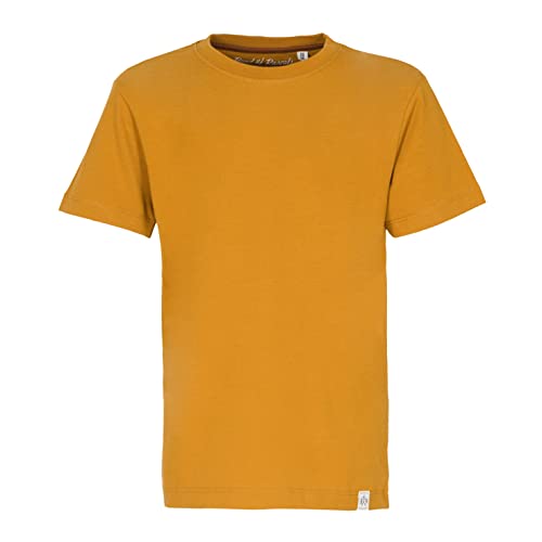 Band of Rascals Kinder Kurzarm T-Shirt Basic aus Bio-Baumwolle, Mustard, Gr. 122/128 von Band of Rascals