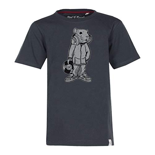 Band of Rascals Kinder Kurzarm T-Shirt DJ aus Bio-Baumwolle, Grey, Gr. 134 von Band of Rascals