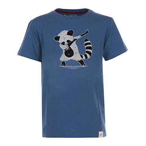 Band of Rascals Kinder Kurzarm T-Shirt Dab aus Bio-Baumwolle, Blue, Gr. 164 von Band of Rascals