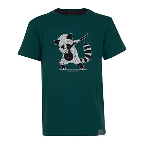 Band of Rascals Kinder Kurzarm T-Shirt Dab aus Bio-Baumwolle, Racing-Green, Gr. 122/128 von Band of Rascals