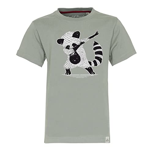 Band of Rascals Kinder Kurzarm T-Shirt Dab aus Bio-Baumwolle, moos, Gr. 158 von Band of Rascals