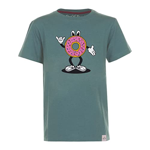 Band of Rascals Kinder Kurzarm T-Shirt Donut aus Bio-Baumwolle, sage, Gr. 134 von Band of Rascals