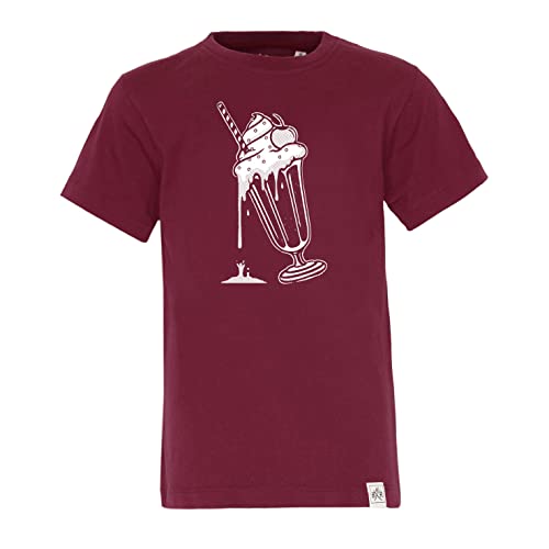 Band of Rascals Kinder Kurzarm T-Shirt Milkshake aus Bio-Baumwolle, Brick-red, Gr. 140 von Band of Rascals