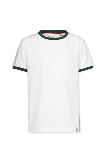 Band of Rascals Kinder Kurzarm T-Shirt Ringer aus Bio-Baumwolle, White-Dark-Green, Gr. 158 Band of Rascals Kinder Kurzarm T-Shirt Ringer aus Bio-Baumwolle, White-Dark-Green, Gr. 158 von Band of Rascals