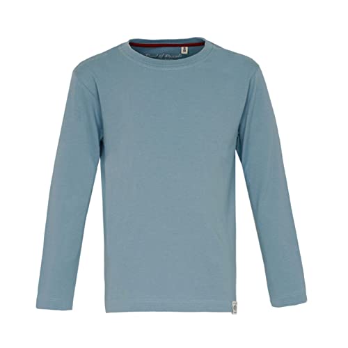 Band of Rascals Kinder Langarmshirt Basic aus Bio-Baumwolle, Arctic-Blue, Gr: 146 von Band of Rascals