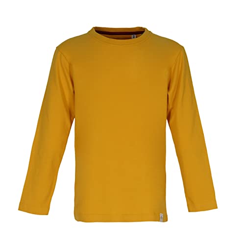 Band of Rascals Kinder Langarmshirt Basic aus Bio-Baumwolle, Mustard, Gr: 152 von Band of Rascals