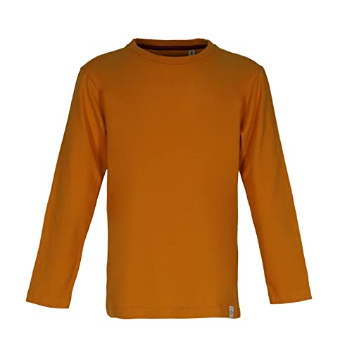 Band of Rascals Kinder Langarmshirt Basic aus Bio-Baumwolle, Rust, Gr: 140 von Band of Rascals