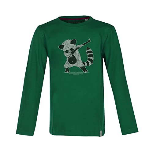 Band of Rascals Kinder Langarmshirt Dab aus Bio-Baumwolle, Dark-Green, Gr: 164 von Band of Rascals