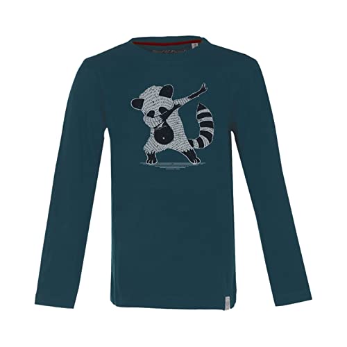 Band of Rascals Kinder Langarmshirt Dab aus Bio-Baumwolle, Dark-Petrol, Gr: 158 von Band of Rascals