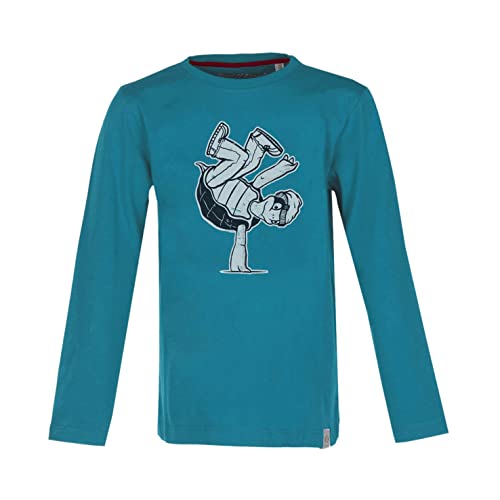 Band of Rascals Kinder Langarmshirt Freez aus Bio-Baumwolle, Petrol, Gr: 140 von Band of Rascals