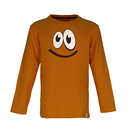 Band of Rascals Kinder Langarmshirt Smile aus Bio-Baumwolle, Rust, Gr: 164 von Band of Rascals