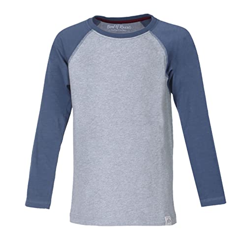 Band of Rascals Kinder Langarm T-Shirt Raglan, Dove-Blue, Gr. 134 von Band of Rascals