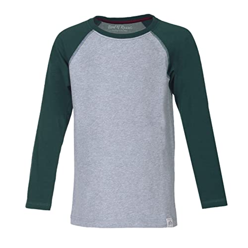 Band of Rascals Kinder Langarmshirt Raglan aus Bio-Baumwolle, Racing-Green, Gr: von Band of Rascals