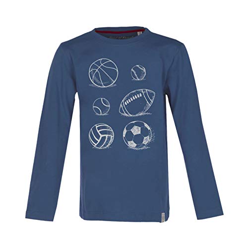 Band of Rascals Kinder Langarmshirt Balls aus Bio-Baumwolle, Blue, Gr: 110/116 von Band of Rascals