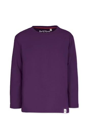 Band of Rascals Kinder Langarmshirt Basic aus Bio-Baumwolle, Dark-Purple, Gr. 140 von Band of Rascals