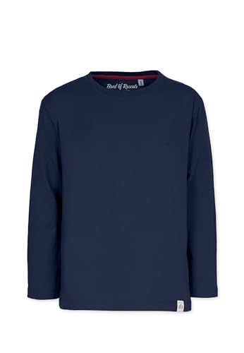 Band of Rascals Kinder Langarmshirt Basic aus Bio-Baumwolle, Navy, Gr: 134 von Band of Rascals