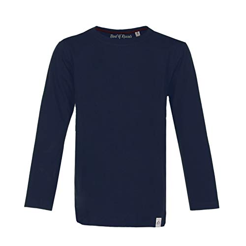 Band of Rascals Kinder Langarmshirt Basic aus Bio-Baumwolle, Navy, Gr: 152 von Band of Rascals