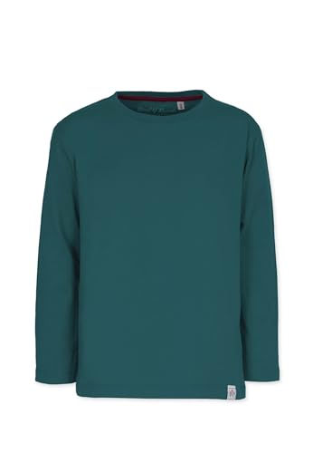 Band of Rascals Kinder Langarmshirt Basic aus Bio-Baumwolle, Racing-Green, Gr: 140 von Band of Rascals