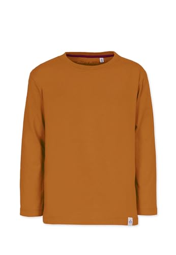 Band of Rascals Kinder Langarmshirt Basic aus Bio-Baumwolle, Rust, Gr: 140 von Band of Rascals