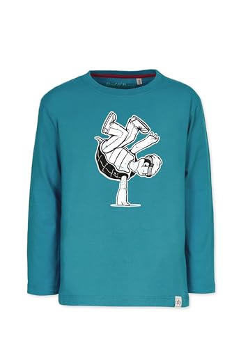 Band of Rascals Kinder Langarmshirt Freez aus Bio-Baumwolle, Petrol, Gr: 146 von Band of Rascals