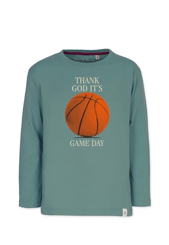 Band of Rascals Kinder Langarmshirt Game Day aus Bio-Baumwolle, sage, Gr. 152 von Band of Rascals