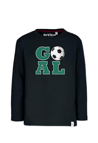 Band of Rascals Kinder Langarmshirt Goal aus Bio-Baumwolle, Black, Gr. 110/116 von Band of Rascals