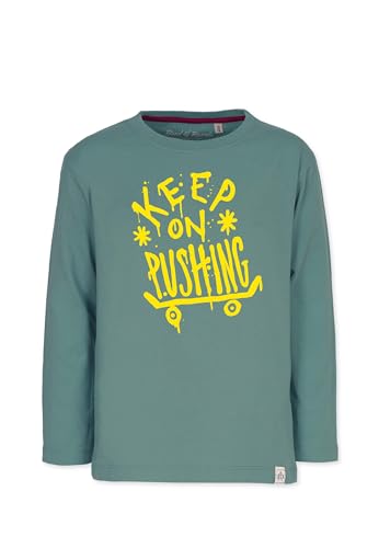 Band of Rascals Kinder Langarmshirt Keep On Pushing aus Bio-Baumwolle, sage, Gr. 134 Band of Rascals Kinder Langarmshirt Keep On Pushing aus Bio-Baumwolle, sage, Gr. 134 von Band of Rascals