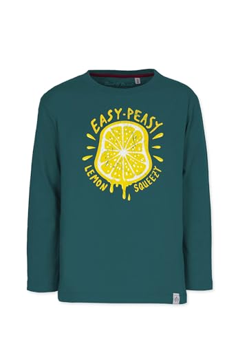 Band of Rascals Kinder Langarmshirt Lemon aus Bio-Baumwolle, Racing-Green, Gr. 122/128 von Band of Rascals