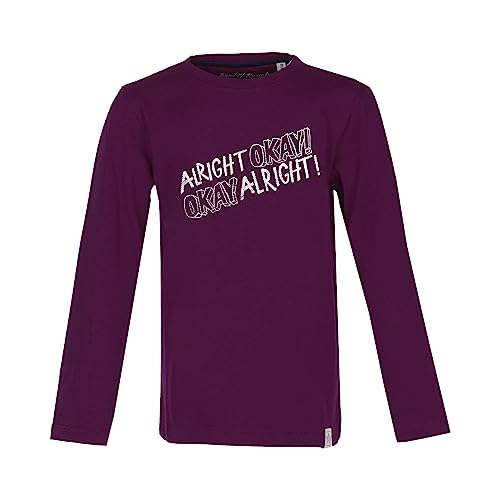 Band of Rascals Kinder Langarmshirt Okay aus Bio-Baumwolle, Dark-Purple, Gr. 158 von Band of Rascals