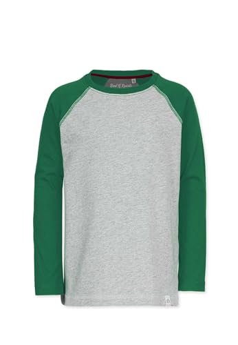 Band of Rascals Kinder Langarmshirt Raglan aus Bio-Baumwolle, Dark-Green, Gr: 122/128 von Band of Rascals