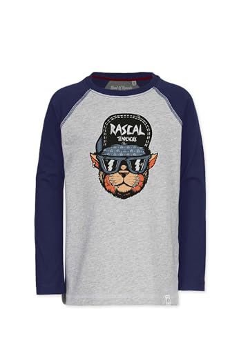Band of Rascals Kinder Langarmshirt Rascal Tendencies aus Bio-Baumwolle, Navy, Gr. 134 von Band of Rascals