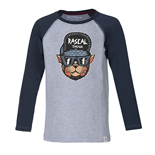 Band of Rascals Kinder Langarmshirt Rascal Tendencies aus Bio-Baumwolle, Navy, Gr. 140 von Band of Rascals