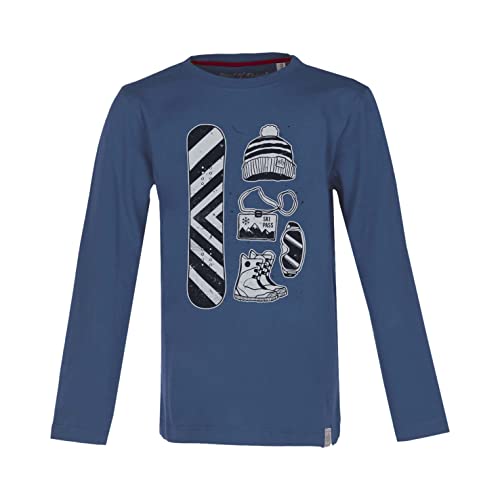 Band of Rascals Kinder Langarmshirt Snowboard aus Bio-Baumwolle, Blue, Gr: 164 von Band of Rascals