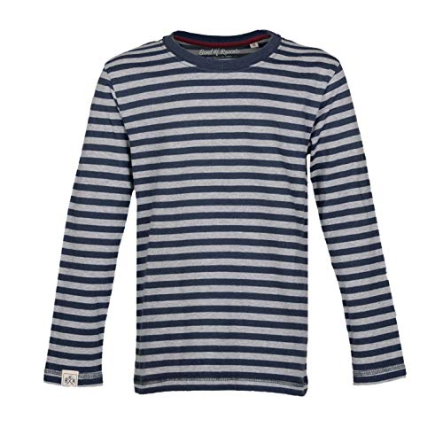 Band of Rascals Kinder Langarmshirt Striped aus Bio-Baumwolle, Navy, Gr: 134 von Band of Rascals