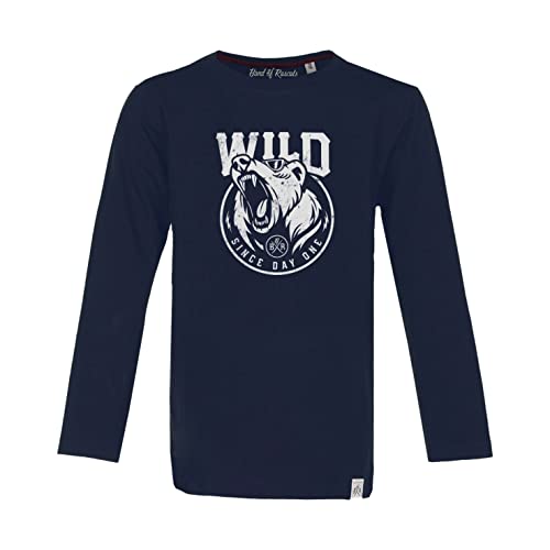 Band of Rascals Kinder Langarmshirt Wild aus Bio-Baumwolle, Navy, Gr. 152 von Band of Rascals