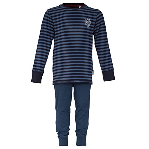 Band of Rascals Kinder Schlafanzug Basic Striped Pyjama, Blue-Navy, Gr. 110/116 von Band of Rascals