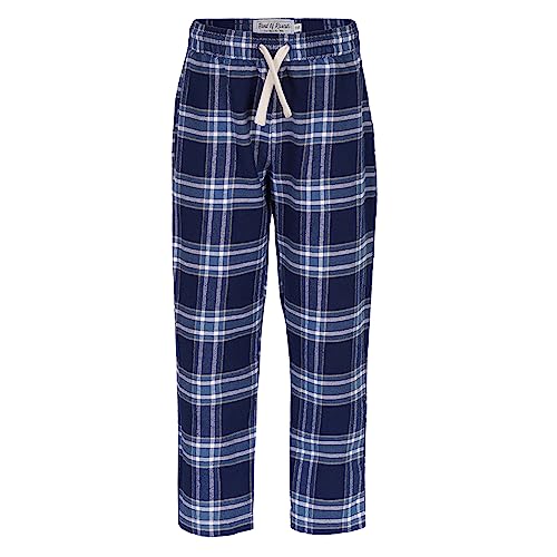 Band of Rascals Kinder Schlafanzughose Flannel Pants aus Bio-Baumwolle, Blue, Gr. 134 von Band of Rascals