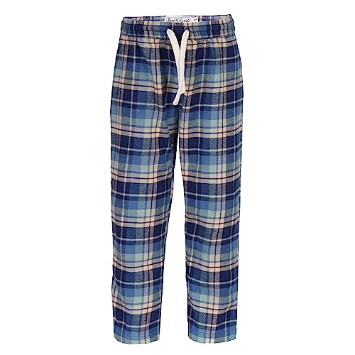 Band of Rascals Kinder Schlafanzughose Flannel Pants aus Bio-Baumwolle, beige-Blue, Gr. 110/116 von Band of Rascals